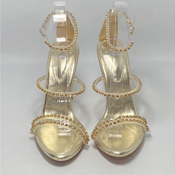 Alexandre Birman Dolores Crystal Ankle-Strap Sandals size 38.5 - Picture 2 of 13